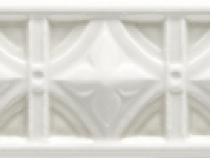 На изображении товар CERAMICHE GRAZIA Декор ESSENZE NEOCLASSICO 6X26 BIANCO CRAQUELE от официального представителя в Москве