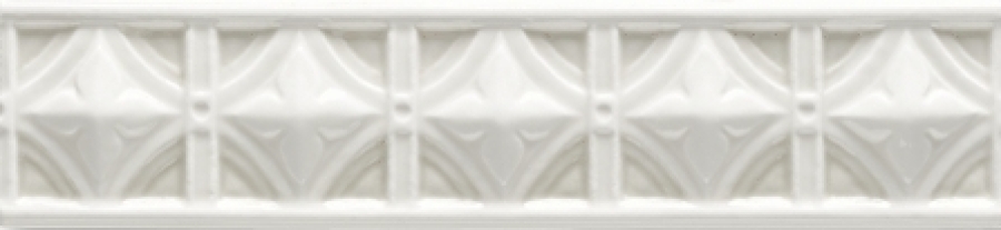 CERAMICHE GRAZIA Декор ESSENZE NEOCLASSICO 6X26 BIANCO CRAQUELE