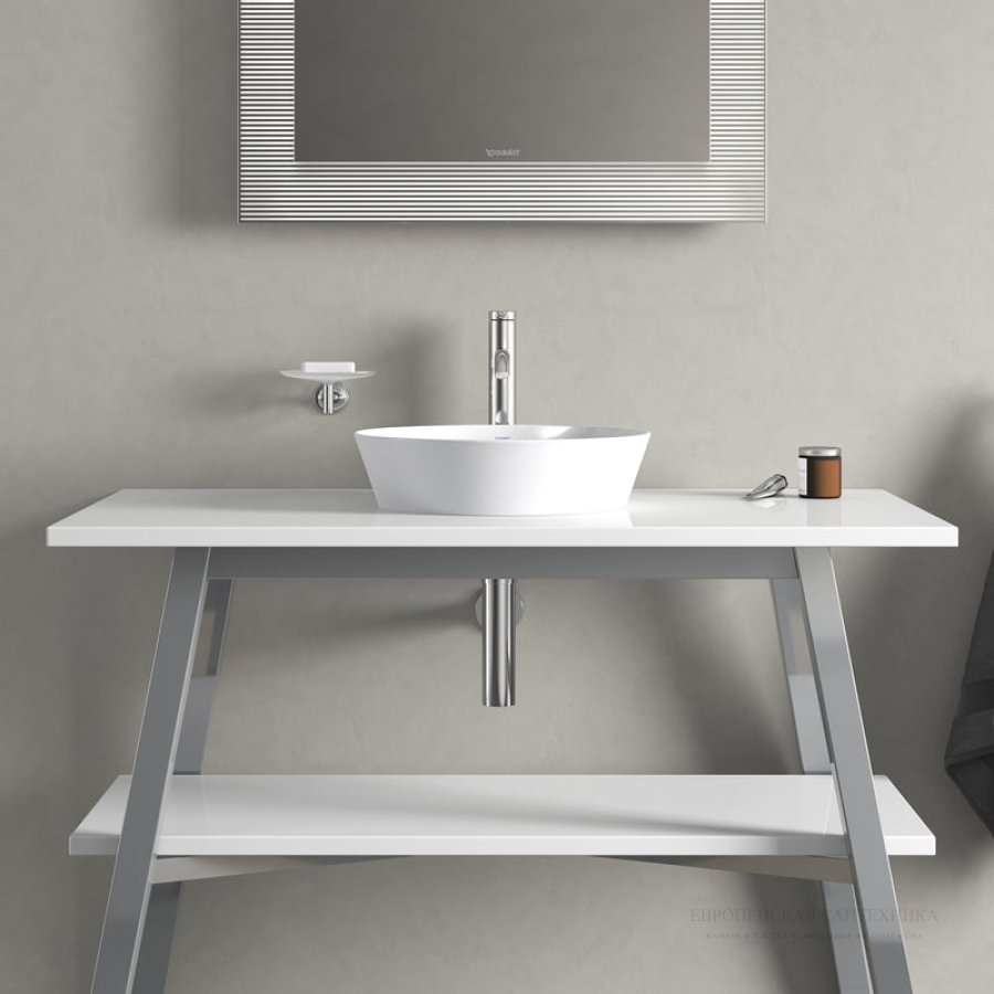 Раковина Duravit Cape Cod накладная, 400х360 мм, цвет белый шёлково-матовый - изображение 2
