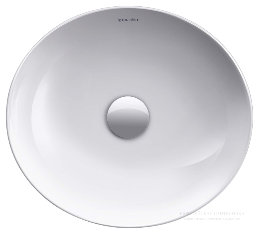 Раковина Duravit Cape Cod накладная, 400х360 мм, цвет белый шёлково-матовый - изображение 1