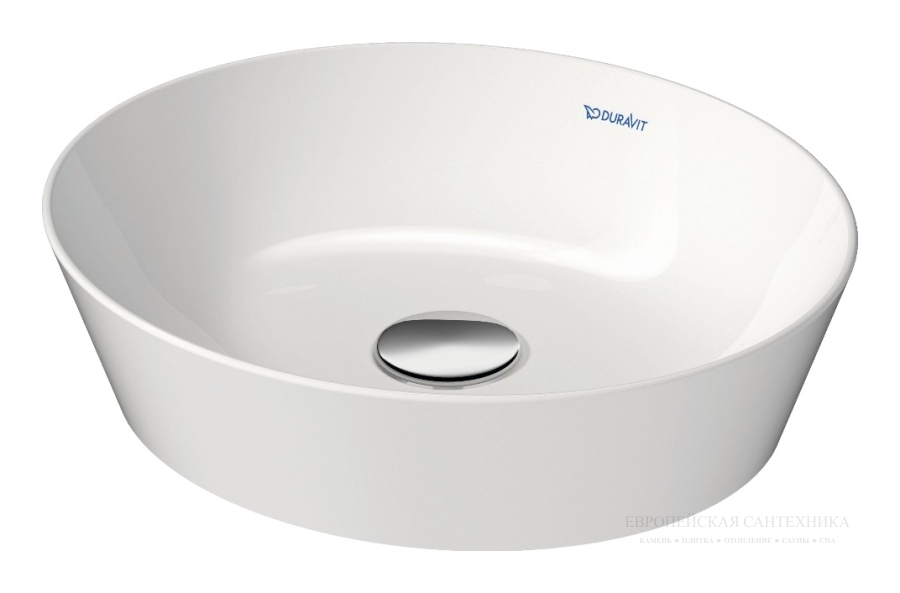 Раковина Duravit Cape Cod накладная, 400х360 мм, цвет белый шёлково-матовый