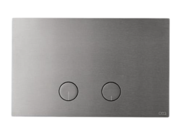 На изображении товар Панель двойного смыва CeaDesign Hydroplate, для смывных бачков Tece, цвет Black Diamond сатинированный от официального представителя в Москве