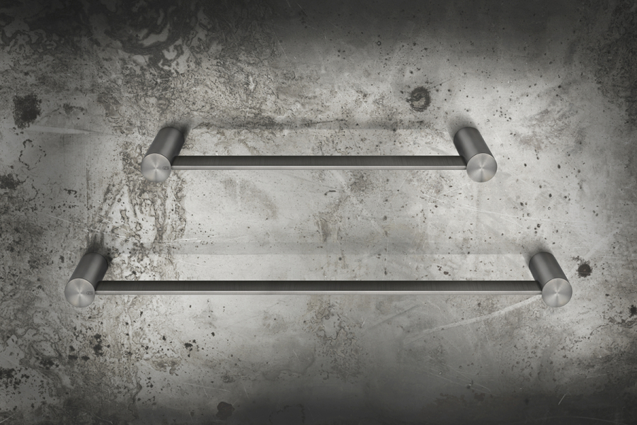 Полотенцедержатель Gessi316, 300 мм, настенный, цвет Warm Bronze Brushed PVD - изображение 2