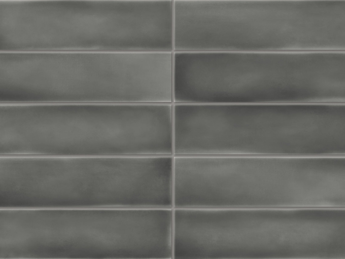 На изображении товар Iris Ceramica Керамическая плитка Theke Tempere Antracite glossy 30x7,5 от официального представителя в Москве