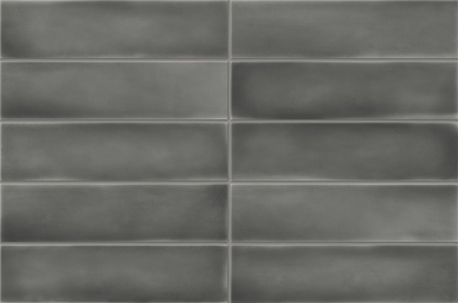 Iris Ceramica Керамическая плитка Theke Tempere Antracite glossy 30x7,5