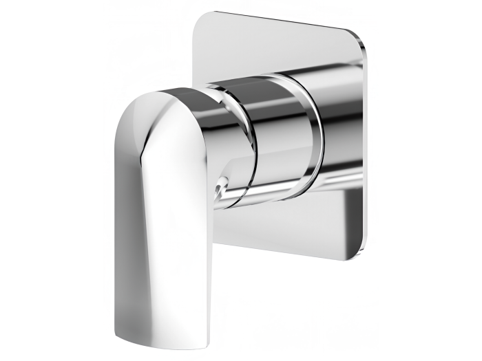 На изображении товар Смеситель для душа Newform Delta Zero, встраиваемый, на 1 потребитель, внешняя часть, цвет PVD Glossy gold от официального представителя в Москве