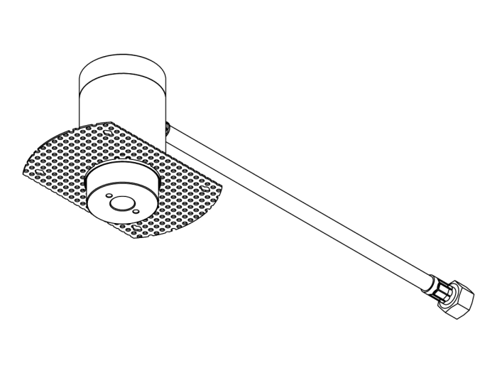 На изображении товар Скрытая часть для верхнего душа CeaDesign Inc от официального представителя в Москве