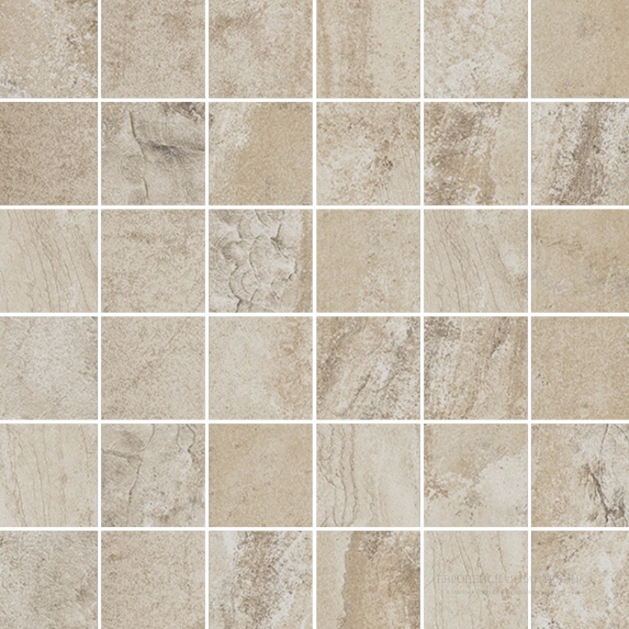 La Fabbrica Ava Керамогранит Mosaico Deep Stone Beige Nat Ret 30х30