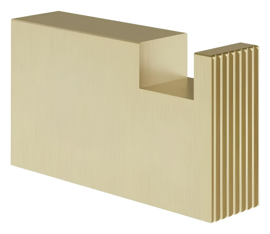 Крючок Gessi Inverso, 15x60x35h мм, настенный, цвет Brushed Brass PVD
