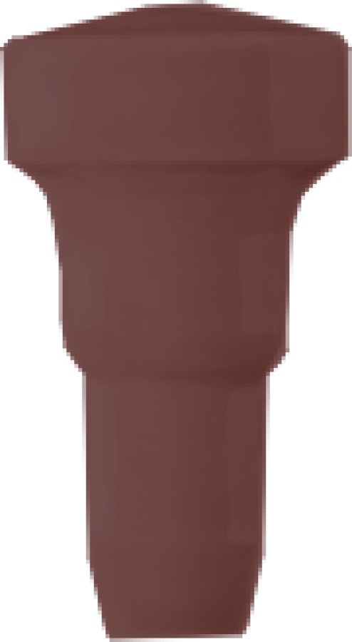 CERAMICHE GRAZIA Угловой элемент NEW CLASSIC ANGOLO ESTERNO TORO 5,5X2,5 GRANATA
