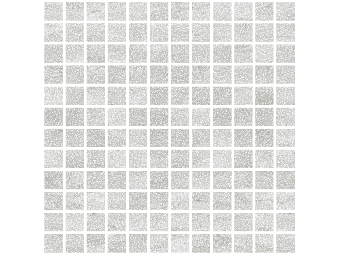На изображении товар Living Ceramics Керамогранит Verso Vein Cut Grey Mosaic 25 Soft textured 29,8x29,8 от официального представителя в Москве