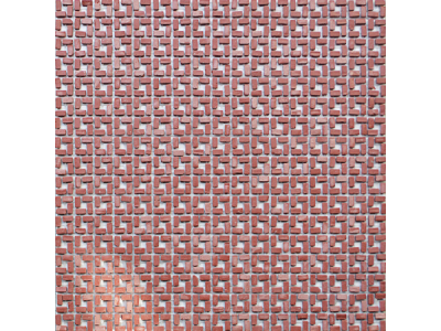 На изображении товар Micro. Мозаика керамогранит Micromosaics Micro-brick Red Ring 30x30 от официального представителя в Москве