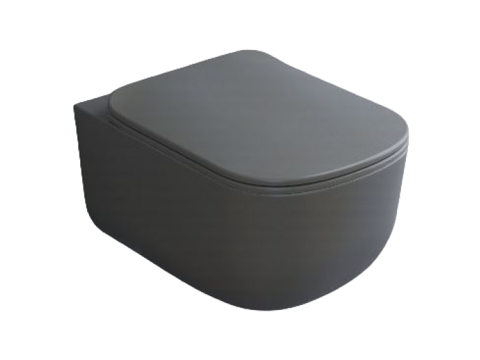 На изображении товар Унитаз Cielo Era 365х530х370 мм, подвесной, открытый смывной край, в комплекте крепление, цвет Brina от официального представителя в Москве