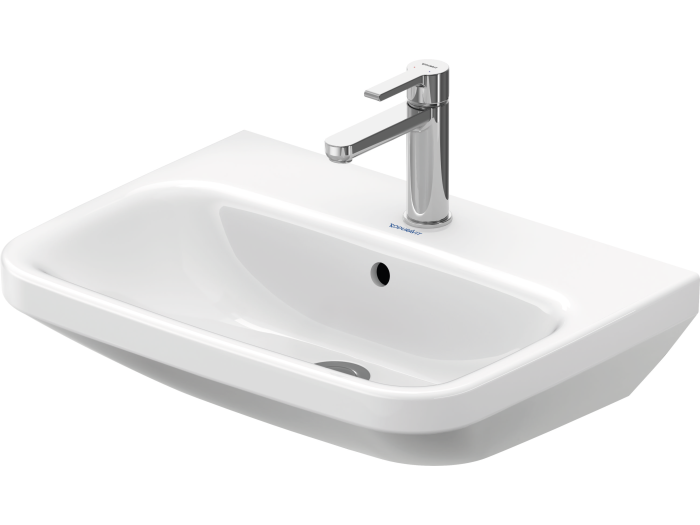 На изображении товар Раковина Duravit DuraStyle подвесная, 600х440 мм, 1 отверстие для смесителя, цвет белый с покрытием WonderGliss от официального представителя в Москве