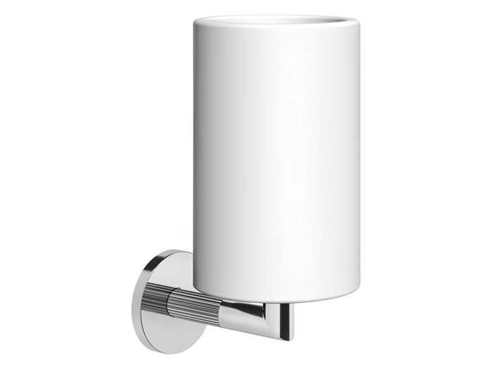 На изображении товар Cтакан Gessi Ingranaggio, настенный, цвет White/Chrome от официального представителя в Москве