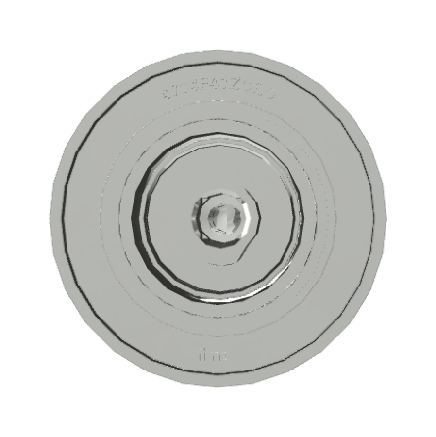 Смеситель для душа Carlo Frattini Spillo Tech, ручка V Collection, Ø70 мм, внешняя часть, цвет хром - изображение 3