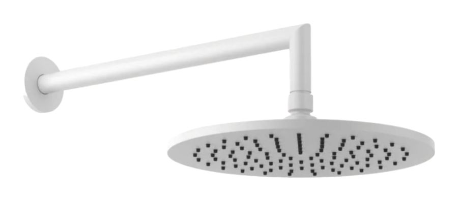 Верхний душ Gessi Anello, Ø250 мм, шарнирный, Н-145 мм, цвет White CN