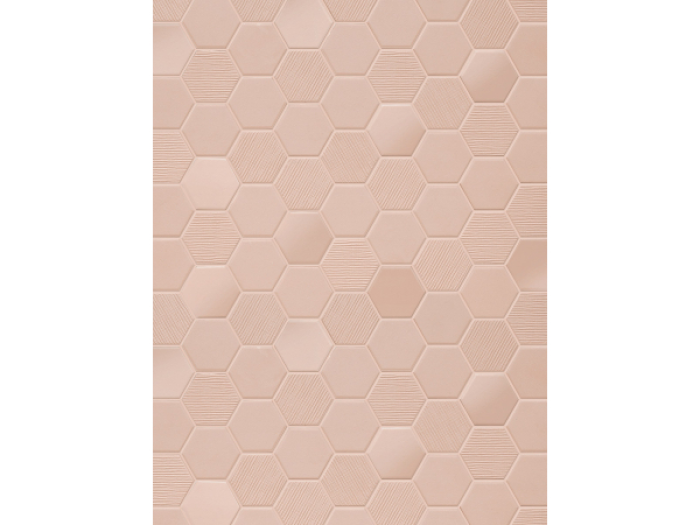 На изображении товар Terratinta Ceramics Мозаика, керамогранит Hexa Mix Matt, Glossy, Fabric Rosy Blush Mosaic 31.6x31.6 (4.3x3.8) / 4.0 от официального представителя в Москве