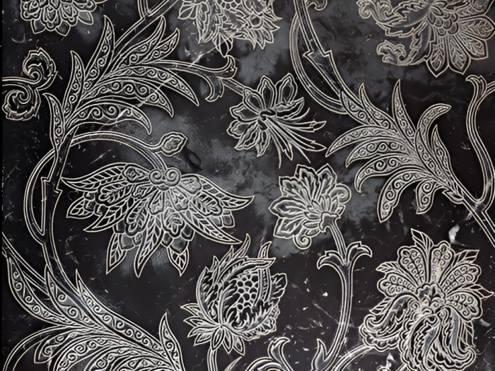 На изображении товар Akros Venezia Камень La Dolce Vita Infinito Old Nero Marquinia 40X40X1 от официального представителя в Москве