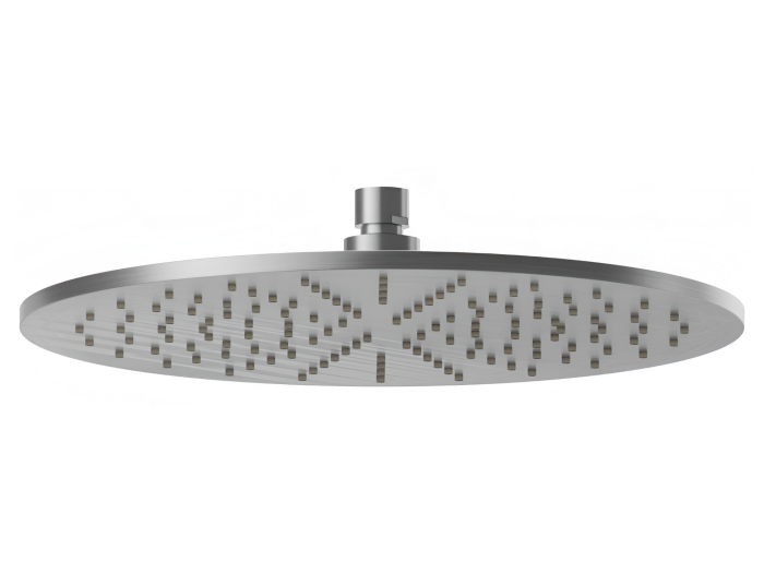 На изображении товар Верхний душ Newform XT, дождевая струя, без держателя, нержавеющая сталь, Ø300х8 мм, цвет хром от официального представителя в Москве