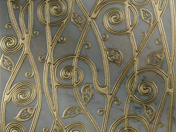 На изображении товар Akros Venezia Камень Decorative Art Alfa Gemini TS Bianco Carrara Gold 30,5X30,5X1 от официального представителя в Москве