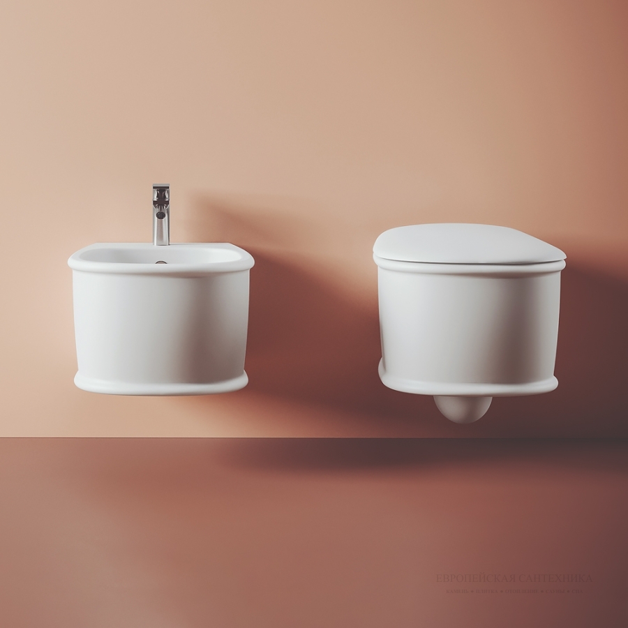Унитаз Artceram Atelier 370х520 мм, подвесной, комплект креплений, цвет белый - изображение 2
