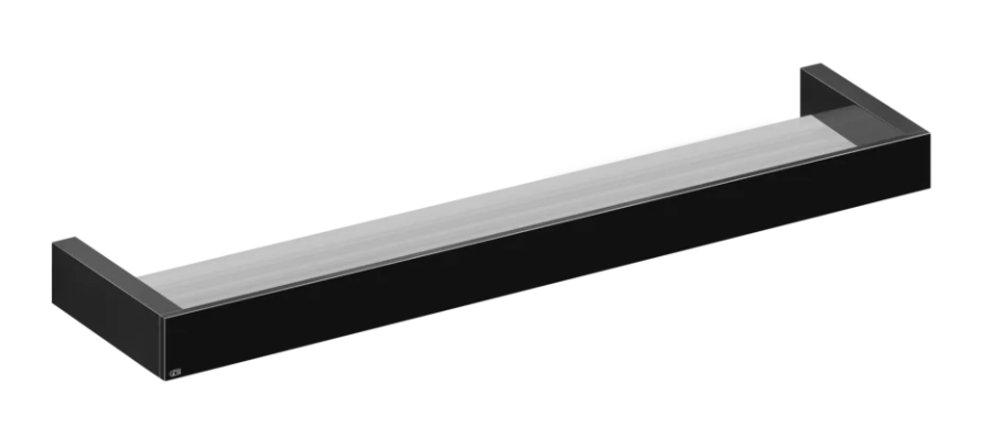 Полка Gessi Rettangolo, 600 мм, настенная, цвет Black Metal PVD