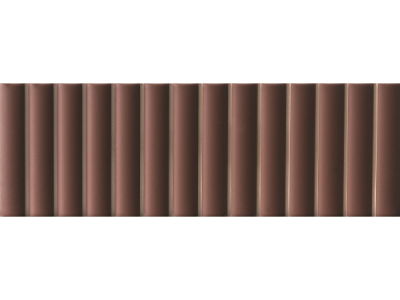 На изображении товар Micro. Керамогранит 3D Forms Fluted Klinker 10X30 от официального представителя в Москве