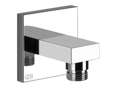 Шланговое подсоединение Gessi Rettangolo, цвет Chrome