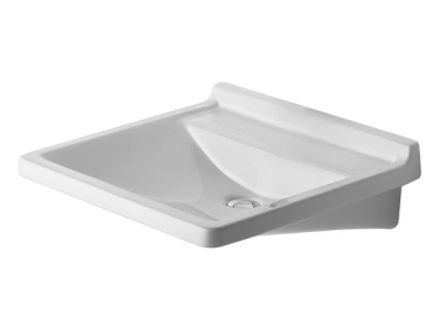 На изображении товар Раковина Duravit Starck 3 Vital Med, подвесная, 600x545 мм, без перелива, цвет белый глянцевый от официального представителя в Москве