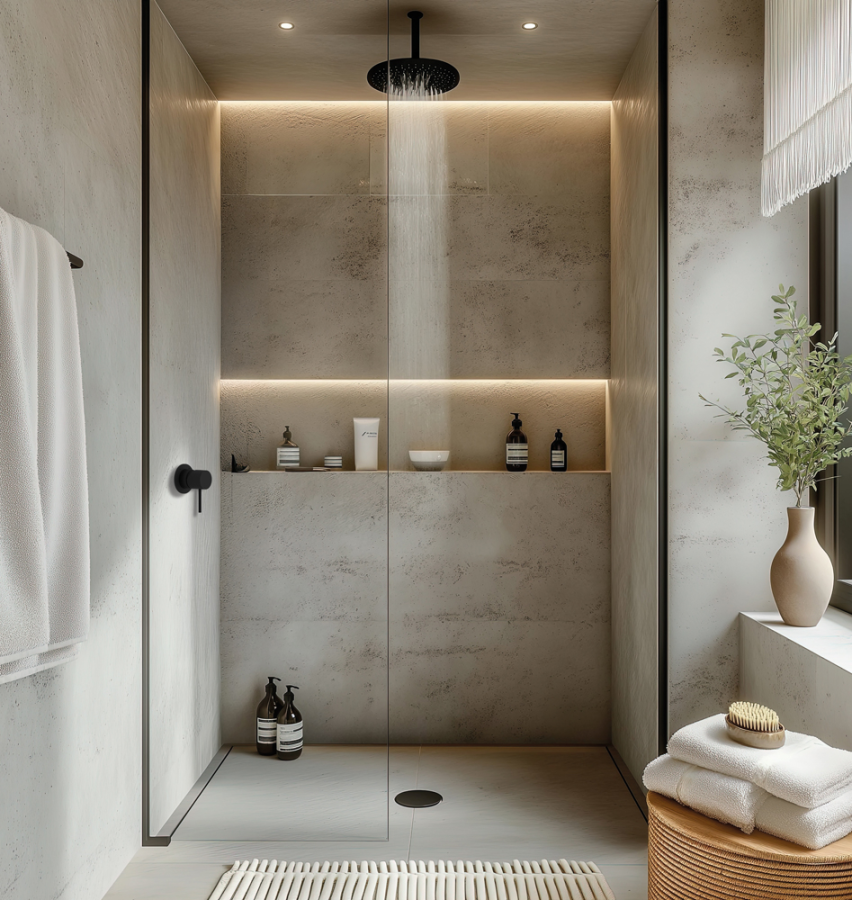 Смеситель для душа Bossini Teo, однорычажный, механический, на 1 выход, внешняя часть, цвет хром - изображение 1