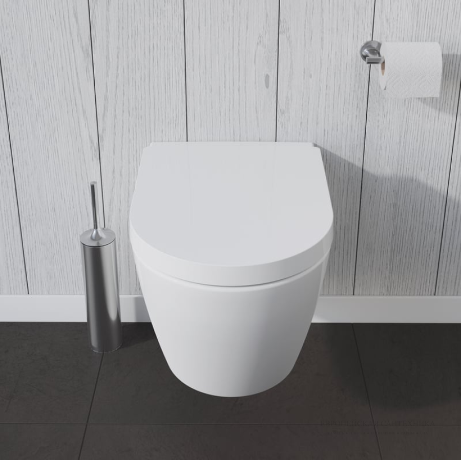 Сиденье с крышкой Duravit ME by Starck с механизмом плавного опускания soft close, 373,5х438 мм, цвет белый - изображение 6