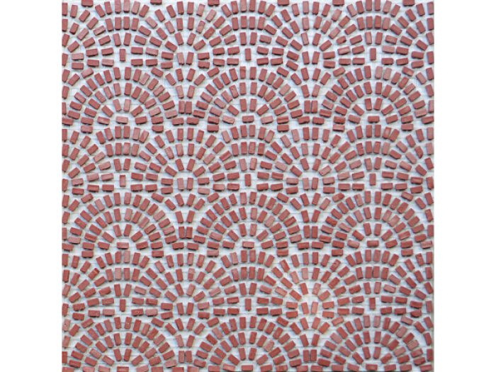 На изображении товар Micro. Мозаика керамогранит Micromosaics Micro-brick Red Pavement 30x30 от официального представителя в Москве