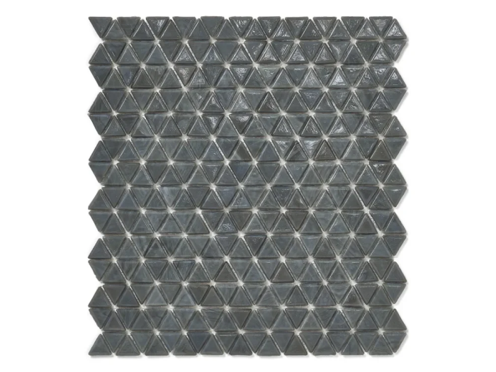 На изображении товар Sicis Смальтовая мозаика Trigono Mosaic Ardesia chips size 19x21 mm sheet-size 284x300 mm от официального представителя в Москве