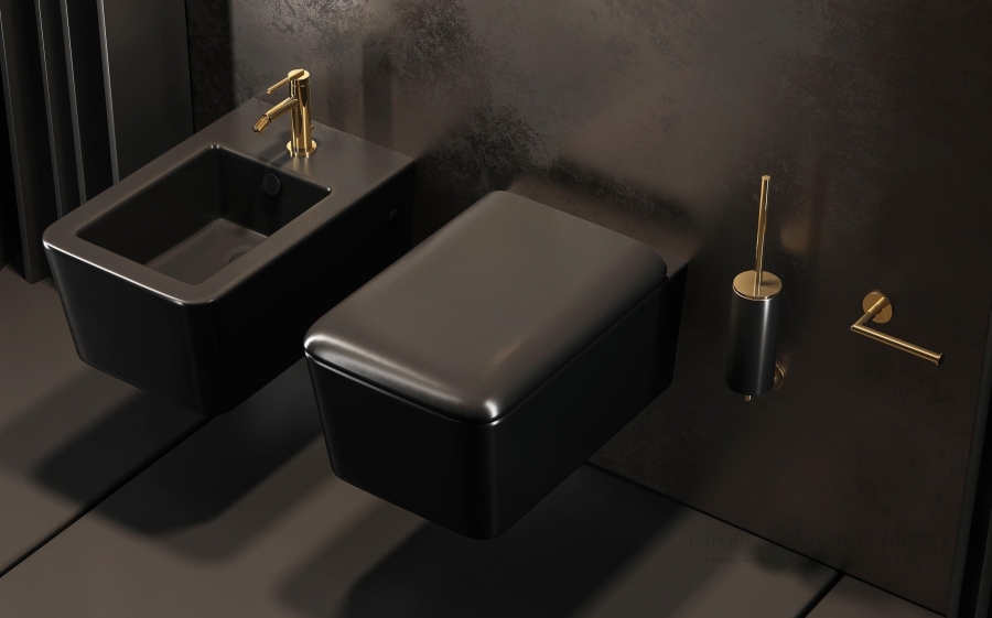 Бумагодержатель Gessi Ingranaggio, настенный, цвет Brass Brushed PVD - изображение 1
