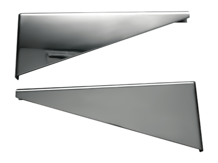 На изображении товар Кронштейны опорные Flaminia, для подвесных раковин 100/60 см, 2 штуки, цвет сталь полированная от официального представителя в Москве