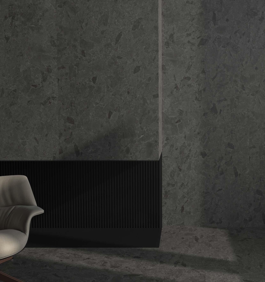 Living Ceramics Керамогранит Eme Anthracite Soft textured 59,8x59,8 - изображение 3