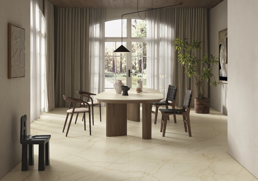 FMG Maxfine Керамогранит Marmi Crema avorio natural 150x75 - изображение 5