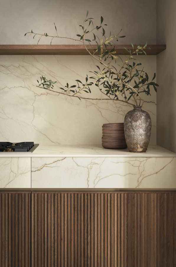 FMG Maxfine Керамогранит Marmi Crema avorio natural 150x75 - изображение 6