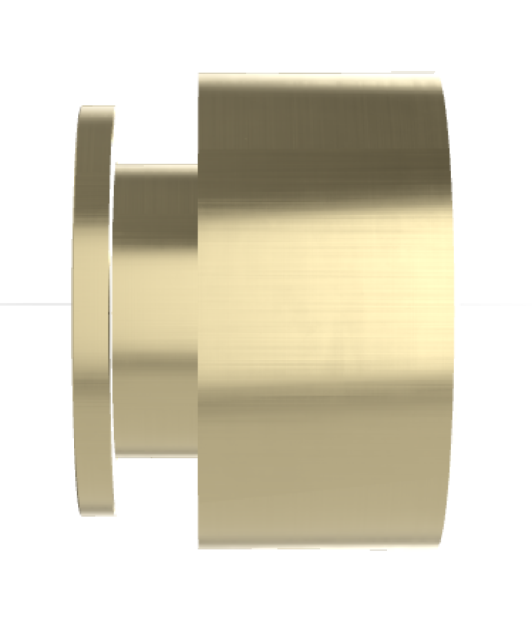 Запорный вентиль Carlo Frattini SO, с подключением на 1/2", без ручек, внешняя часть, цвет брашированная шампань - изображение 2