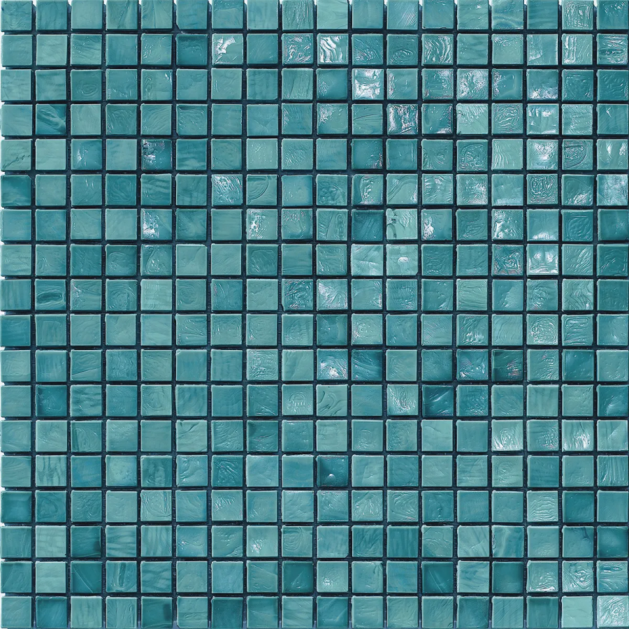 Sicis Стеклянная мозаика Murano Smalto Aquamarine J chips size 15x15 mm sheet-size 295x295 mm