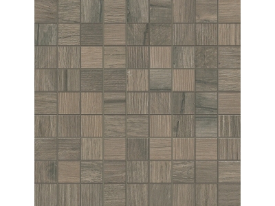 Kronos ceramiche Керамогранит Wood side 3X3 Nut Mosaico 30x30