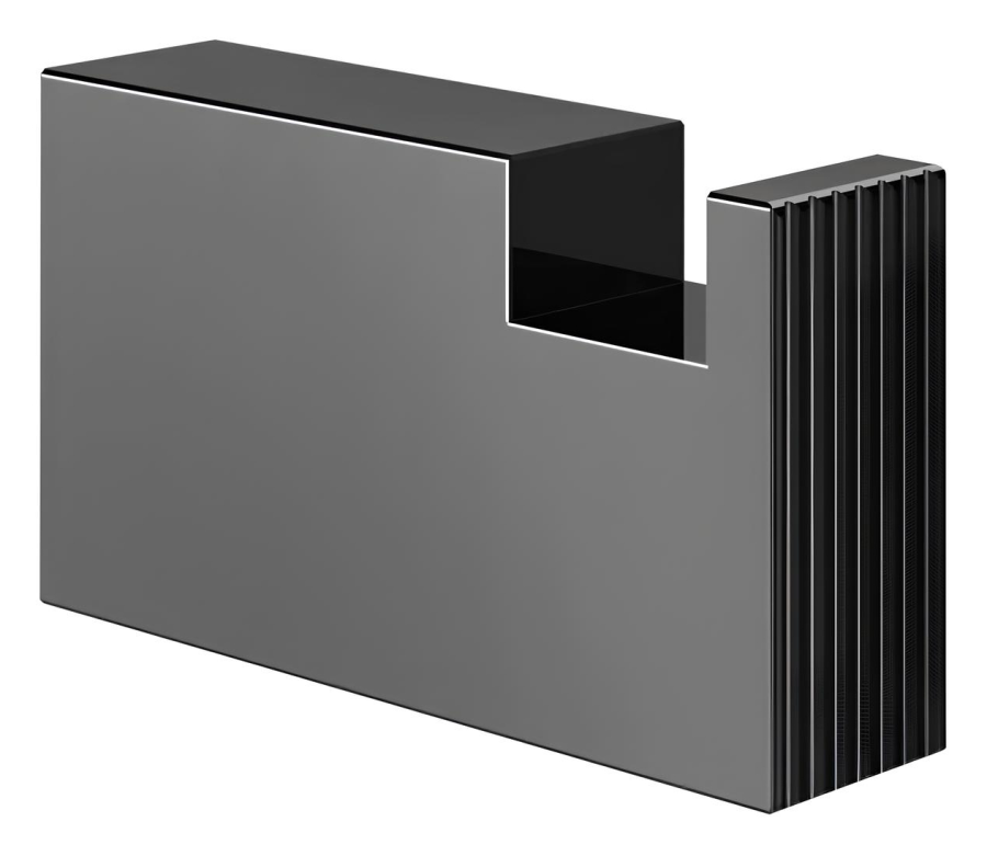 Крючок Gessi Inverso, 15x60x35h мм, настенный, цвет Black Metal PVD
