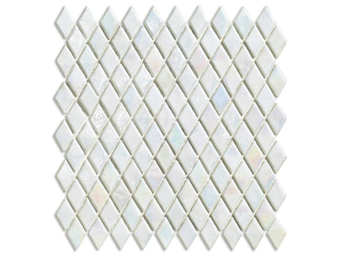 На изображении товар Sicis Стеклянная мозаика Diamond ITEM H1 Excelsior chips size 23х40 mm sheet size 229x272 mm от официального представителя в Москве