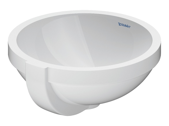 На изображении товар Раковина Duravit Architec встраиваемая снизу, Ø 325 мм, цвет белый от официального представителя в Москве