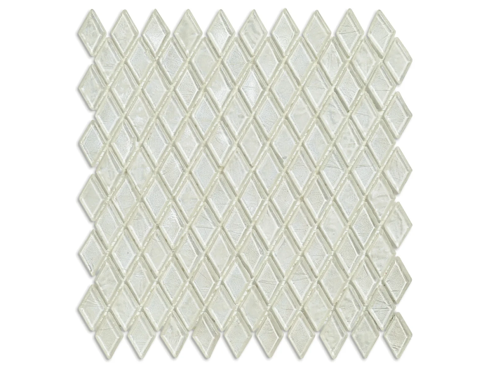 На изображении товар Sicis Стеклянная мозаика Diamond ITEM T45 Solitario chips size 23х40 mm sheet size 251x253 mm от официального представителя в Москве