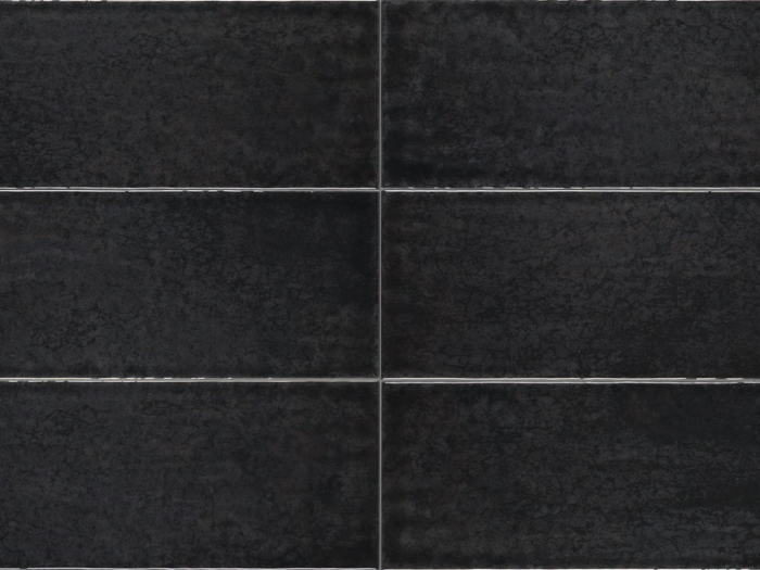 На изображении товар Iris Ceramica Керамическая плитка Maiolica Nero glossy 10x30 от официального представителя в Москве