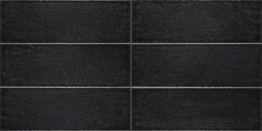 Iris Ceramica Керамическая плитка Maiolica Nero glossy 10x30