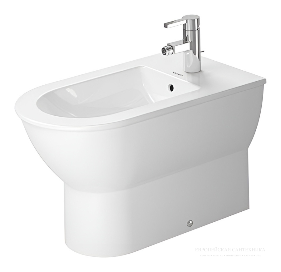 Биде напольное Duravit Darling New, 370 х 630 мм, цвет белый