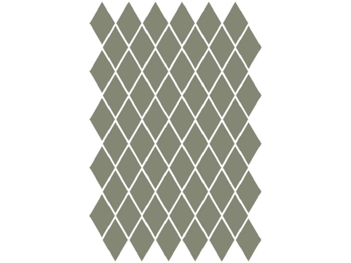 На изображении товар Etruria Керамогранит Xxs Rombo 4X7 Su Rete Monocolore Oliva от официального представителя в Москве